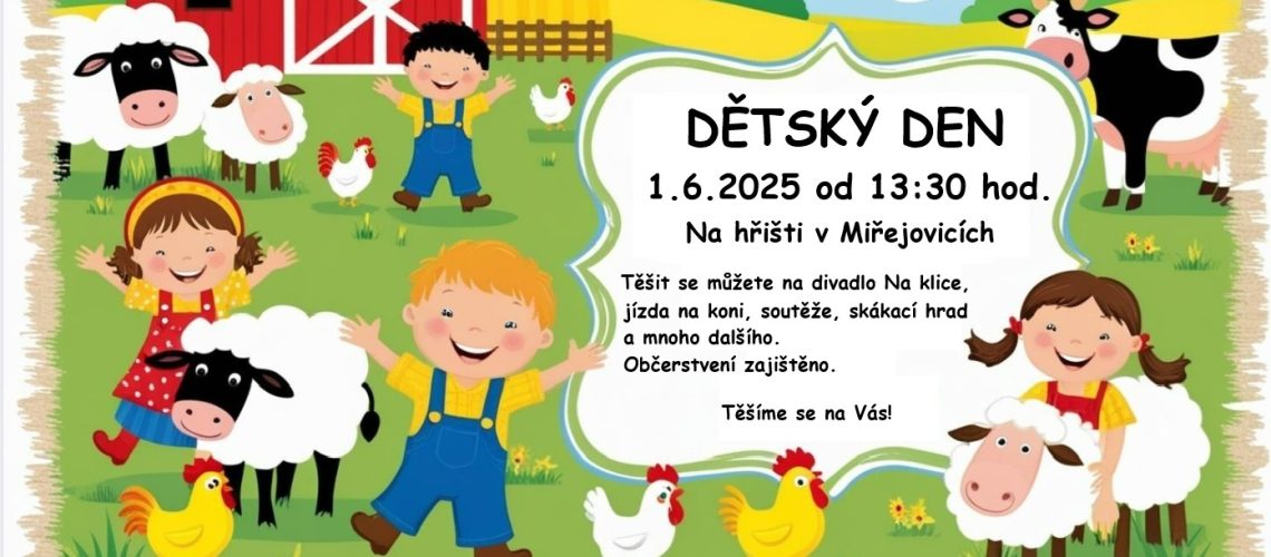 Dětský den pozvánka